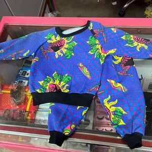 90s Vintage Kids Sweatsuit Size 2